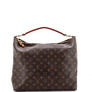 Louis Vuitton Sully Handbag Canvas Mm #258240L18B